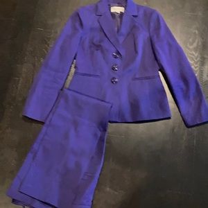 Purple pantsuit